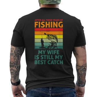 Fishing Lover Fisherman Best Fisher Ever Fish Catcher Mens Back Print T-shirt - Seseable