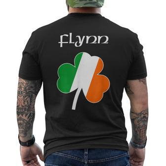 Flynn T Family Reunion Irish Name Ireland Shamrock Mens Back Print T-shirt - Seseable