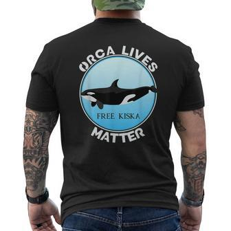 Free Kiska Orca Whale Ontario Men's Crewneck Short Sleeve Back Print T-shirt | Mazezy AU