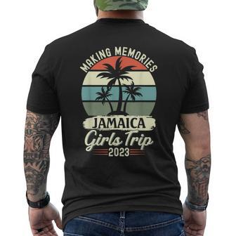 Friends Vacation Girl Weekend Jamaica Girls Trip 2023 Men's Back Print T-shirt | Mazezy