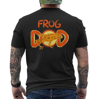 Frog Dad Outfit Costume Daddy Fathers Day Toad Frog Men's T-shirt Back Print - Seseable