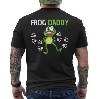 Frog Daddy Best Frog Dad Ever Mens Back Print T-shirt - Seseable