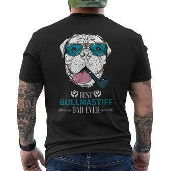 Funny Cool Best Bullmastiff Dad Ever Gift For Mens Mens Back Print T-shirt - Seseable