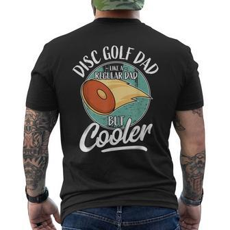 Funny Disc Golf Player Saying Father Daddy I Disc Golf Dad Gift For Mens Mens Back Print T-shirt | Mazezy