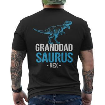 Funny Fathers Day Gift For Grandpa Granddad Saurus Rex Mens Back Print T-shirt | Mazezy DE