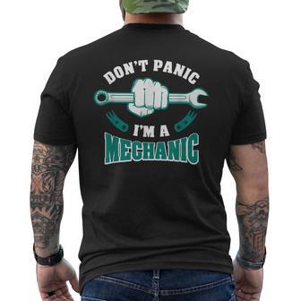 Funny Mechanic Automotive Technician Mechanic Gift Mens Back Print T-shirt | Mazezy