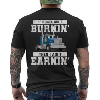 Funny Trucker Quote Semi Truck Driver Wheeler Mechanic Men Mens Back Print T-shirt | Mazezy UK