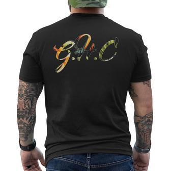 Gear Head Hawaiian Print  Mechanic Mens Back Print T-shirt