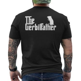 Gerbil Owner The Gerbil Father Dad Men's Back Print T-shirt | Mazezy