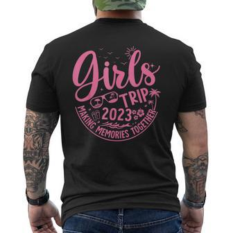 Girls Trip Making Memories Together 2023 Girls Weekend Men's T-shirt Back Print - Thegiftio UK