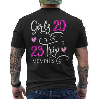 Girls Trip Memphis Tennessee 2023 Vacation Matching Group Men's Back Print T-shirt | Mazezy