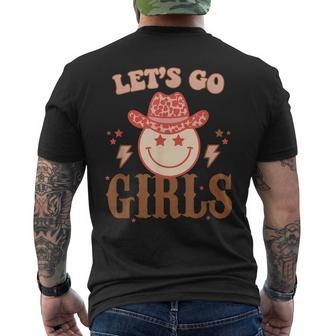 Lets Go Girls Cowgirl Boot Country Western Southern Cowgirl Men's T-shirt Back Print - Seseable
