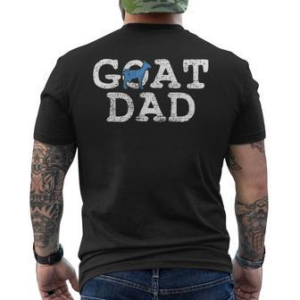 Goat Dad T Fathers Day Farmer Men's T-shirt Back Print - Seseable
