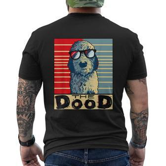 Goldendoodle Golden Doodle The Dood Men's Back Print T-shirt | Mazezy