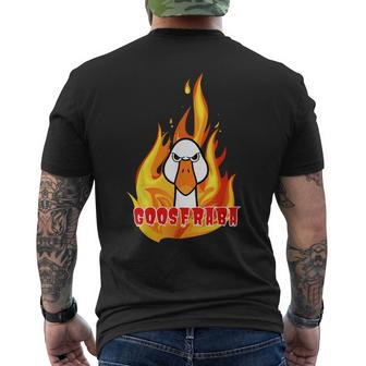 Goosfraba Angry Goose Men's Back Print T-shirt | Mazezy