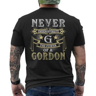 Gordon Thing You Wouldnt Understand Family Name Mens Back Print T-shirt - Seseable