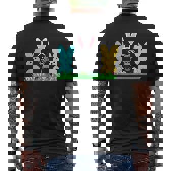 Gorilla Tag Easter Basket Vr Gamer Kids Adults Ns Men's Back Print T-shirt | Mazezy