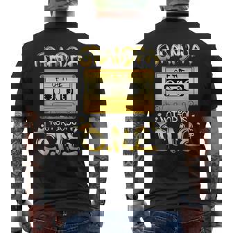 Grandpa Of The Notorious One Bday Old School Hip Hop Papa Men's Back Print T-shirt | Mazezy