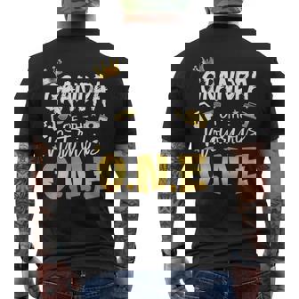 Grandpa Of The Notorious One Old School Hip Hop 1St Birthday Men's Back Print T-shirt | Mazezy