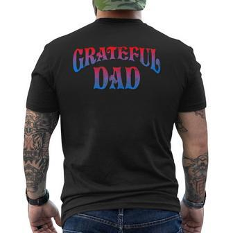 Grateful Dads Worlds Greatest Dad Fathers Day 2019 Men's Back Print T-shirt | Mazezy