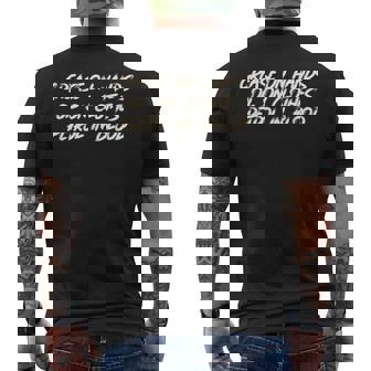 Grease Oil & Petrol In Blood Mechanic Gift For Mens Mens Back Print T-shirt | Mazezy