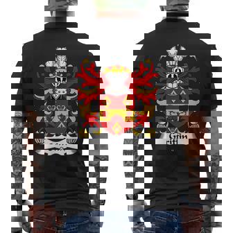 Griffin Coat Of Arms Family Crest Mens Back Print T-shirt - Seseable