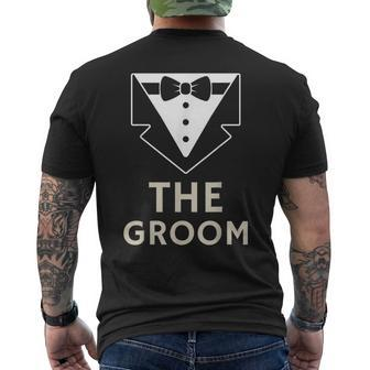 The Groom Bachelor Party Men's T-shirt Back Print - Seseable