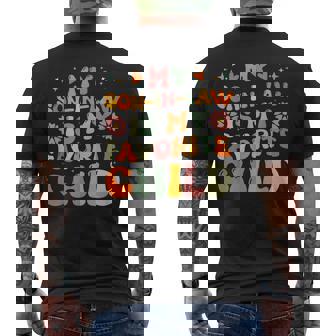 Groovy My Son In Law Is My Favorite Child Funny Family Retro Mens Back Print T-shirt | Mazezy