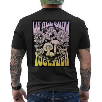 We All Grow Together Men's Back Print T-shirt | Mazezy