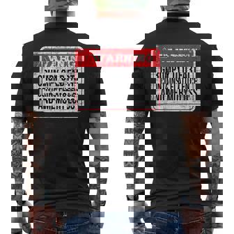Grumpy Old Fart Senior Citizen Old Age Retiree Granpa Men's Back Print T-shirt | Mazezy