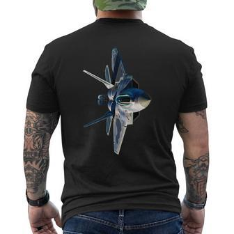 Gs Up Fighter Jet F-22 For Jet & Airplane Lovers Mens Back Print T-shirt - Thegiftio UK