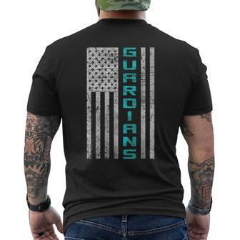 Guardians Of Space Flag Military Force To Defend The Usa Mens Back Print T-shirt | Mazezy
