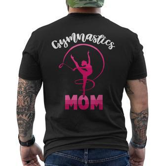 Gymnastics Mom Gymnast Womens Girls Men's Back Print T-shirt | Mazezy