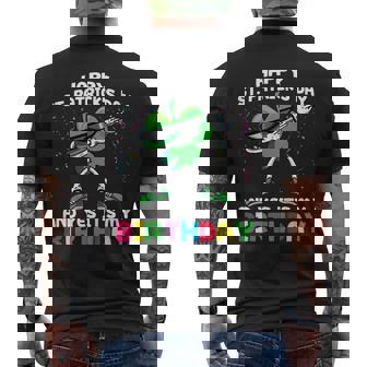 Happy St Patricks Day And Yes Its My Birthday V2 Men's Back Print T-shirt | Mazezy