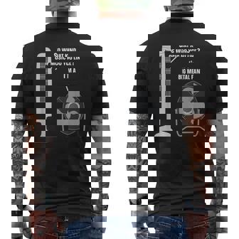 Heavy Metal Music Fan Big Metal Fan Metalhead Rock Pun Men's T-shirt Back Print - Thegiftio