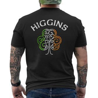 Higgins Shirt Irish Shamrock St Patricks Day Men's Back Print T-shirt | Mazezy