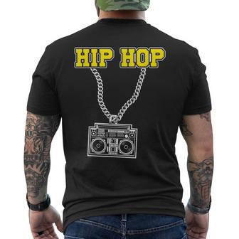 Hip Hop Rap Rapper Graffiti Musician Street Dance Breakdance Men's Back Print T-shirt | Mazezy