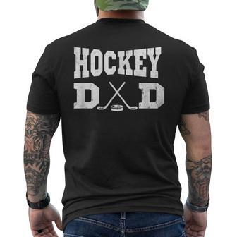 Hockey Dad - Hockey Dad Men's T-shirt Back Print - Seseable