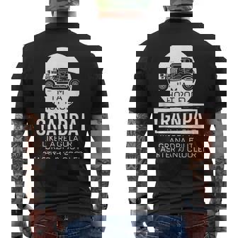 Hot Rod Grandpa Hot Rod Men's Back Print T-shirt | Mazezy