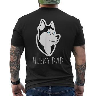 Husky Dad Dog Gift   Husky Lovers “Best Friends For Life” Men's Crewneck Short Sleeve Back Print T-shirt