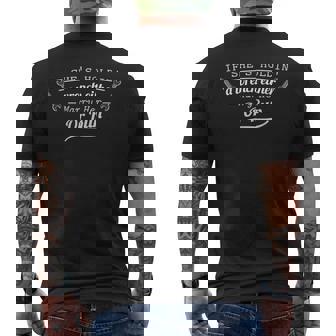 If Shes Holding A Wrench Funny Mechanic Mens Back Print T-shirt | Mazezy