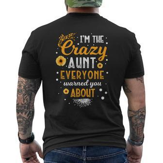 Im The Crazy Aunt Everyone Warned You About Best Aunt Ever Mens Back Print T-shirt - Seseable
