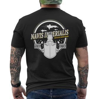 Imperial Navy Battlefleet Gothic Edition Men's Back Print T-shirt | Mazezy