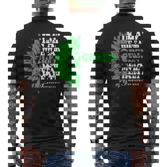 In May We Wear Green Mental Health Awareness Mens Back Print T-shirt - Thegiftio