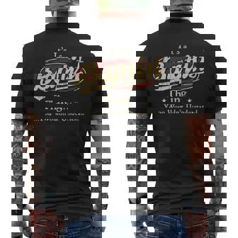 Its A Baptist Thing You Wouldnt Understand Shirt Personalized Name Gifts With Name Printed Baptist Mens Back Print T-shirt - Seseable