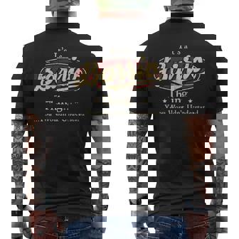 Its A Barrio Thing You Wouldnt Understand Shirt Personalized Name Gifts With Name Printed Barrio Mens Back Print T-shirt - Seseable