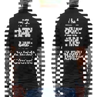 Its A Barry Thing You Wouldnt Understand Barry Shirt For Barry Mens Back Print T-shirt - Seseable