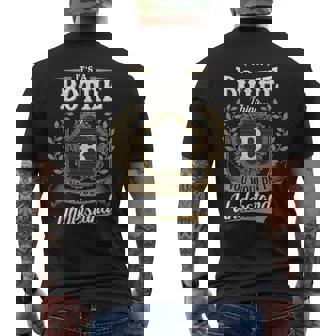 Its A Bothe Thing You Wouldnt Understand Shirt Bothe Family Crest Coat Of Arm Mens Back Print T-shirt | Seseable UK
