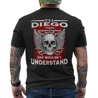 Its A Diego Thing You Wouldnt Understand Diego Last Name Mens Back Print T-shirt - Seseable
