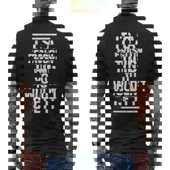 Its A Ferguson Thing You Wouldnt Get It Family Last Name Mens Back Print T-shirt | Seseable CA